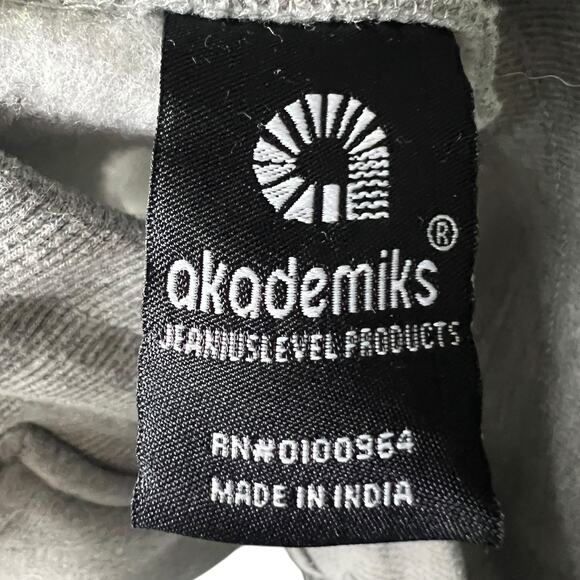 Y2K Vintage Akademiks Mens Light Gray Jogger Sweatpants - Size Small - Picture 8 of 8